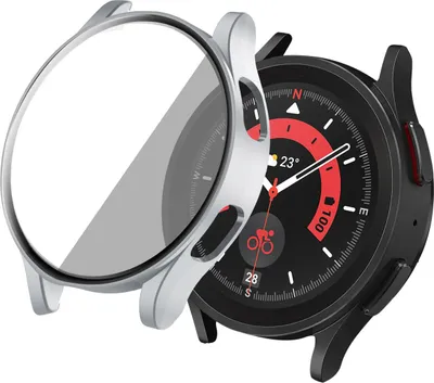 Productafbeelding van imoshion Full Cover Hardcase voor de Samsung Galaxy Watch 4 - 40 mm - Zilver