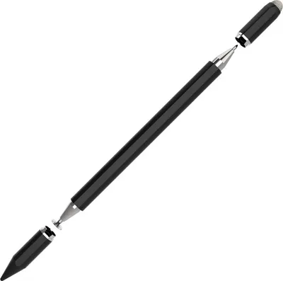 Produktbild von INF Magnetický kapacitný dotykový pero 3 v 1 kompatibilný s Apple/Huawei/Xiaomi/Samsung čierna