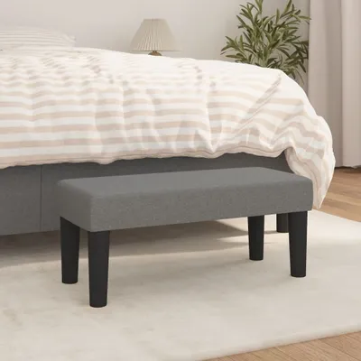 Immagine prodotto di The Living Store Panca grigio scuro 70x30x30 cm in tessuto