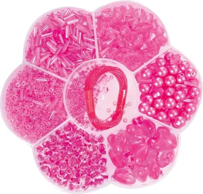 Produktbild von Pinke Perlen in Blumenbox