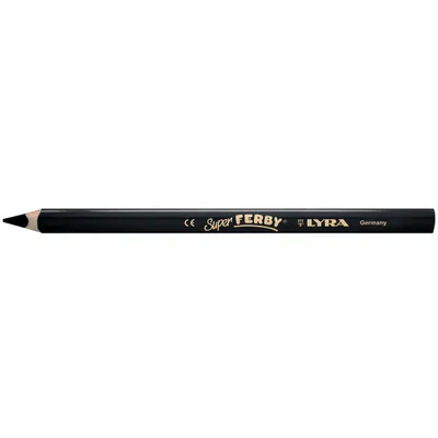 Produktbild von Lyra Super Ferby Farbstift, 12 Stück Schwarz