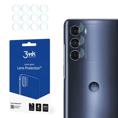 Produktbild von 3mk Hybridglas Lens Protection für Motorola Moto G200 5G Kamera Objektiv Kameralinse 0,16mm 6H (4 Stück)