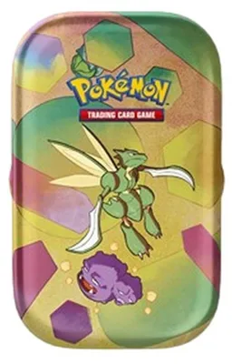 Zdjęcie produktu dla Zestaw Pokemon Mini, edycja Scyther, 151 kart kolekcjonerskich, oficjalnie zapieczętowany
