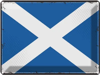 Produktbild von vianmo Blechschild 30x40 cm Schottlands Retro Scotland Flagge Fahne Wappen