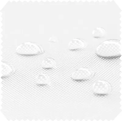 Produktbild von novely® OXFORD BIG 600D - Wasserfester Outdoorstoff - Robuster Polsterstoff - Wasserdichter Möbelstoff - Waterproof Meterware 1 lfm - Farbe: 20 Weiß