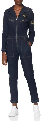 Produktbild von Schott NYC Damen Trjumpw Hose Not Applicable, Raw Denim, L
