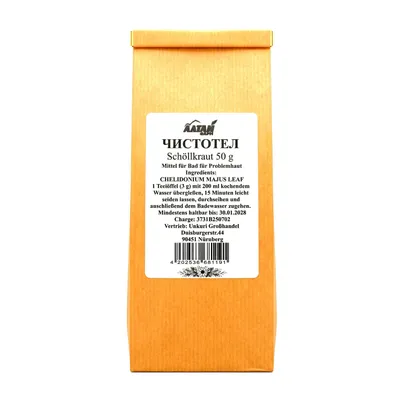 Produktbild von Schöllkraut Chelidonium Majus getrocknet 50g