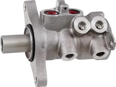 Imagen del producto de Cilindro maestro de freno, diámetro 23,8 mm, 4 conexiones M12x1.0, 4 conexiones de aluminio, compatible con sistema ABS, para vehículos como el FORD FOCUS, entre otros