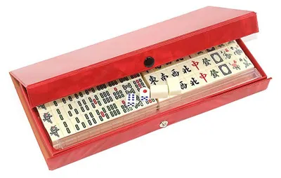 Productafbeelding van 144 Stuks Mahjongstenen spel, voor familie en reizen