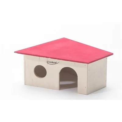 Produktbild von zookauf Nager Zubehör Hamster Bungalow Breite 19 x Tiefe 19 x Höhe 10 cm