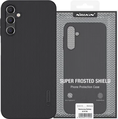 Produktbild von Nillkin Super Gefrostet Schild Fall Für Samsung Galaxy A14 5G / Galaxy A14 Telefon Fall Schwarz