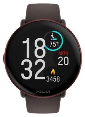 Immagine prodotto di Polar Ignite 3 3,25 cm (1.28") AMOLED 43 mm Digitale 416 x 416 Pixel Touch screen Marrone GPS (satellitare)