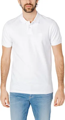 Zdjęcie produktu dla BOSS Orange Passenger Polo jednokolorowe, biała bawełna slim fit