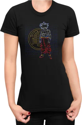 Obrázok produktu pre Dámske Tričko Dragon Anime Manga Ball Z Goku 11, Lady L / čierna