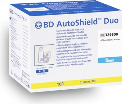 Produktbild von Bd Inzulínové pero 0,30X8 100U