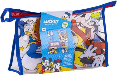 Produktbild von Disney Kinder Reisetoilettengarnitur Mickey Mouse 4 Stücke Blau