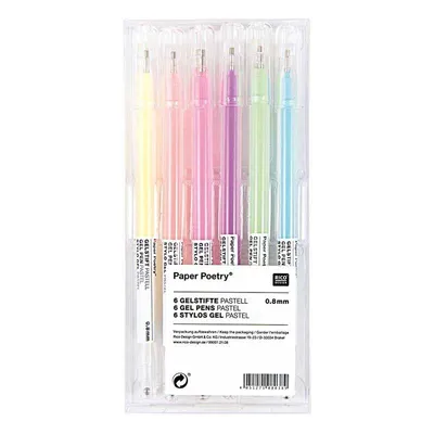 Image de Stylos gel pastel, set de 6