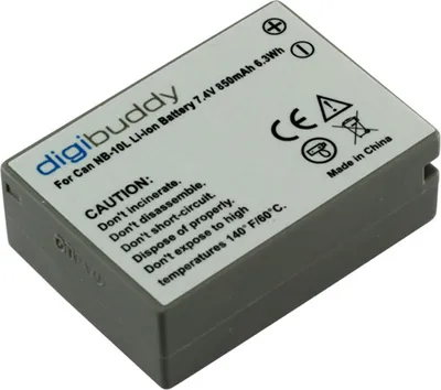Produktbild von digibuddy Akku kompatibel zu Canon NB-10L Li-Ion