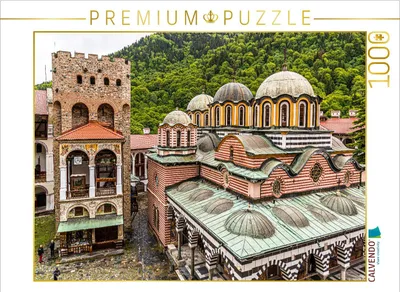 Produktbild von CALVENDO Puzzle Der Chreljo-Verteidigungsturm aus dem Jahr 1334 ist das älteste Gebäude | 1000 Teile Lege-Größe 64x48cm Foto-Puzzle für glückliche Stunden