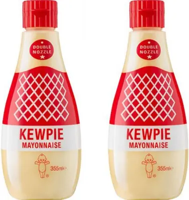 Produktbild von 2x KEWPIE Japanische Mayonnaise – Reichhaltiger & Cremiger Umami-Geschmack (2x 355ml)