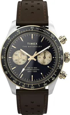 Produktbild von Timex Herrenuhr Timex Waterbury Heritage Chronograph Herrenuhr Timex-TW2Y24100