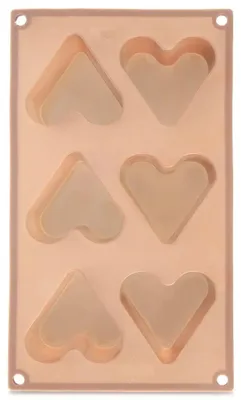 Zdjęcie produktu dla Silikonowa foremka do ciastek w kształcie serca, 29 x 17,5 x 3,8 cm