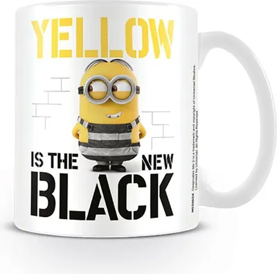 Image de Despicable Me 3 Tasse Yellow Is The New Black