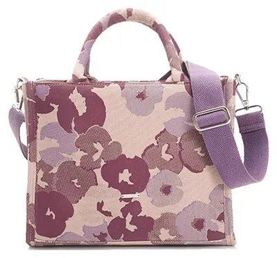 Produktbild von Ecoright handtasche damen groß, shopper damen mehrfarbig gestreift Umhängetasche