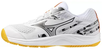 Produktbild von Mizuno STEALTH STAR 3 Jr. - Kinder Handballschuh - White/Fiery Coral/Citrus White/Fiery Coral/Citrus 36