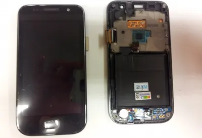 Produktbild von Display für Samsung Galaxy SL (i9003) , Touchscreen + LCD mit Rahmen
