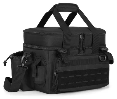 Obrázok produktu pre Taška na rybárske boxy pre 3500 alebo 3600 boxy, vodotesné dno, popruhy na prúty, na rybolov