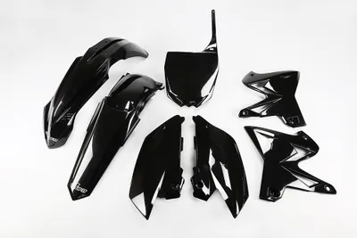 Obrázok produktu pre Sada karosérie UFO PLAST, 7-dielna sada plastových krytov pre Yamaha YZ WR 125 / 250 cm³, rok výroby 2002 – 2014, farba: čierna
