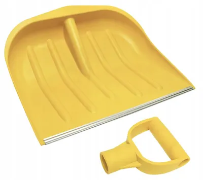 Obrázek produktu pro Gardis Sněhová lopata 45 cm žlutá s rukojetí