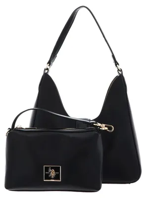 Produktbild von U.S. POLO ASSN. Schultertasche Margaret Hobo Bag Black schwarz