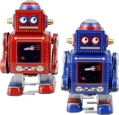 Produktbild von Roboter kleiner Weltraum Roboter Set Blechroboter