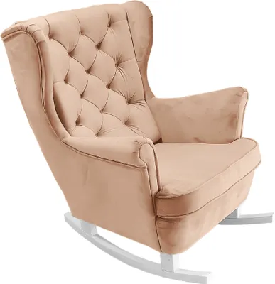 Produktbild von DomoHome Relaxsessel Armlehnensessel Armlehnen Fernsehsessel Loungesessel Polstersessel Couchsessel Armsessel Chair Wohnzimmersessel Ohrensessel | 102x81x95cm | Powder pink_29829