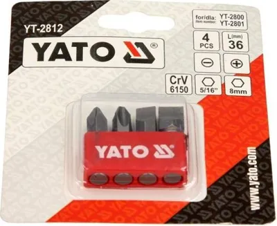 Immagine prodotto di Set di punte per avvitatore a impulsi da 5/16" (7,9 mm), 4 pezzi