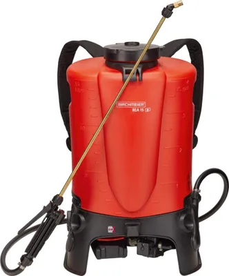 Produktbild von Birchmeier REA 15 AC1, Rucksack-Gartenspritzer, 15 l, Schwarz, Rot, Kunststoff, Messing/Kunststoff, 3 bar