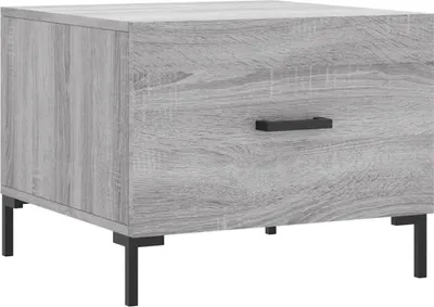 Obrázok produktu pre vidaXL Konferenčný stolík Grey Sonoma 50x50x40 cm Drevo Materiál