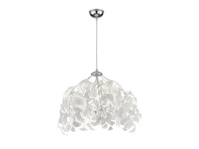 Produktbild von pendelleuchte Leavy150 cm Stahl chrom/weiß