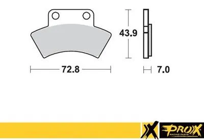 Immagine prodotto di Pastiglie freno posteriori ProX Polaris Scrambler/Sportsman 400 '94-97 (equivalenti a EBC FA232R)