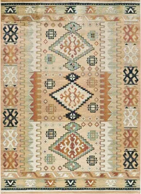 Produktbild von ATTICGO Kurzflorteppich ANTALIA Ethnisch in Mehrfarbig, 95x140 cm