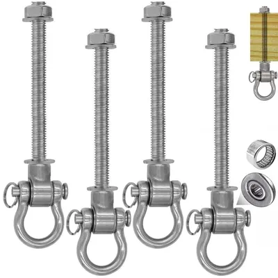 Image de Ensemble de 4 supports suspendus pour hamacs et balançoires