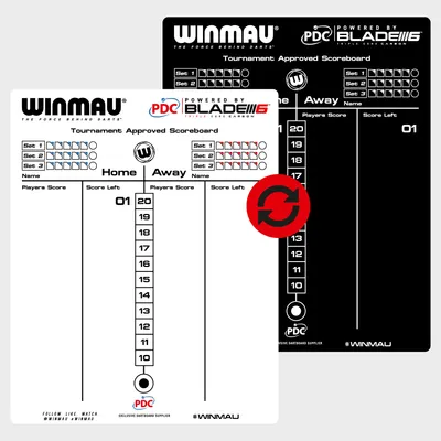 Produktbild von Winmau Official Tournament Scoreboardset - Dart Scoreboard