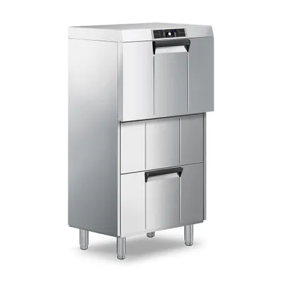 Produktbild von Gewerbespülmaschine Gläserspülmaschine Hochversion 400V Edelstahl FD516D SMEG Professional