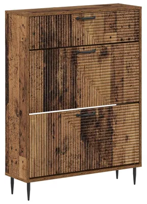 Productafbeelding van vidaXL Schoenenkast HAARLEM, 78 x 24 x 103 cm, houtvezel, gerecycled hout