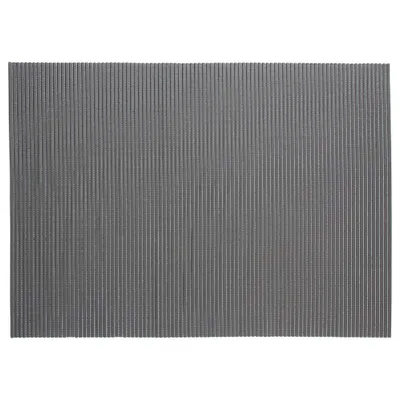Image de Tapis de salle de bain en mousse - 65 x 90 cm - PVC - Gris