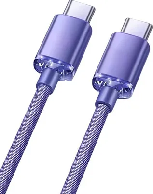 Immagine prodotto di INF Cavo di ricarica universale 2 pezzi: 120W ricarica rapida, spegnimento automatico Viola 2 metri