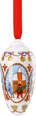 Produktbild von Hutschenreuther 02262-727252-27826, Weihnachtsbaumschmuck, Porzellan, 85 mm