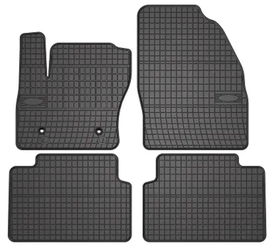 Produktbild von Gummi-Fußmatten für Ford Kuga MK1 2008-2011 (SUV) – 4-tlg, Schwarz, passgenau – Wielganizator SolidPRO